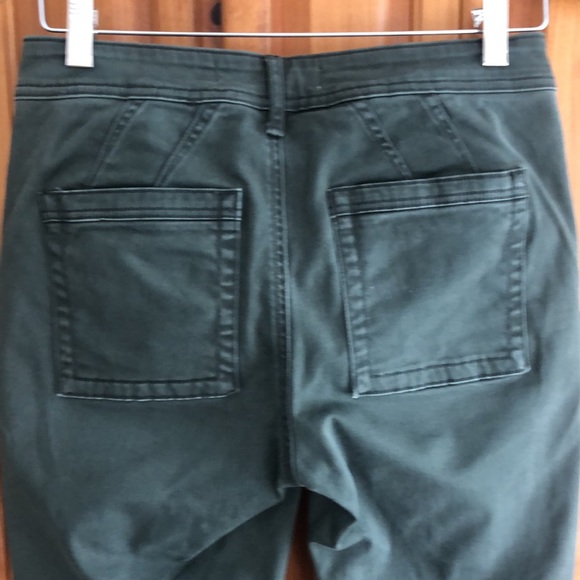 Anthropologie skinny khaki utility pants. Good condition. Slim, straight style - Picture 4 of 8